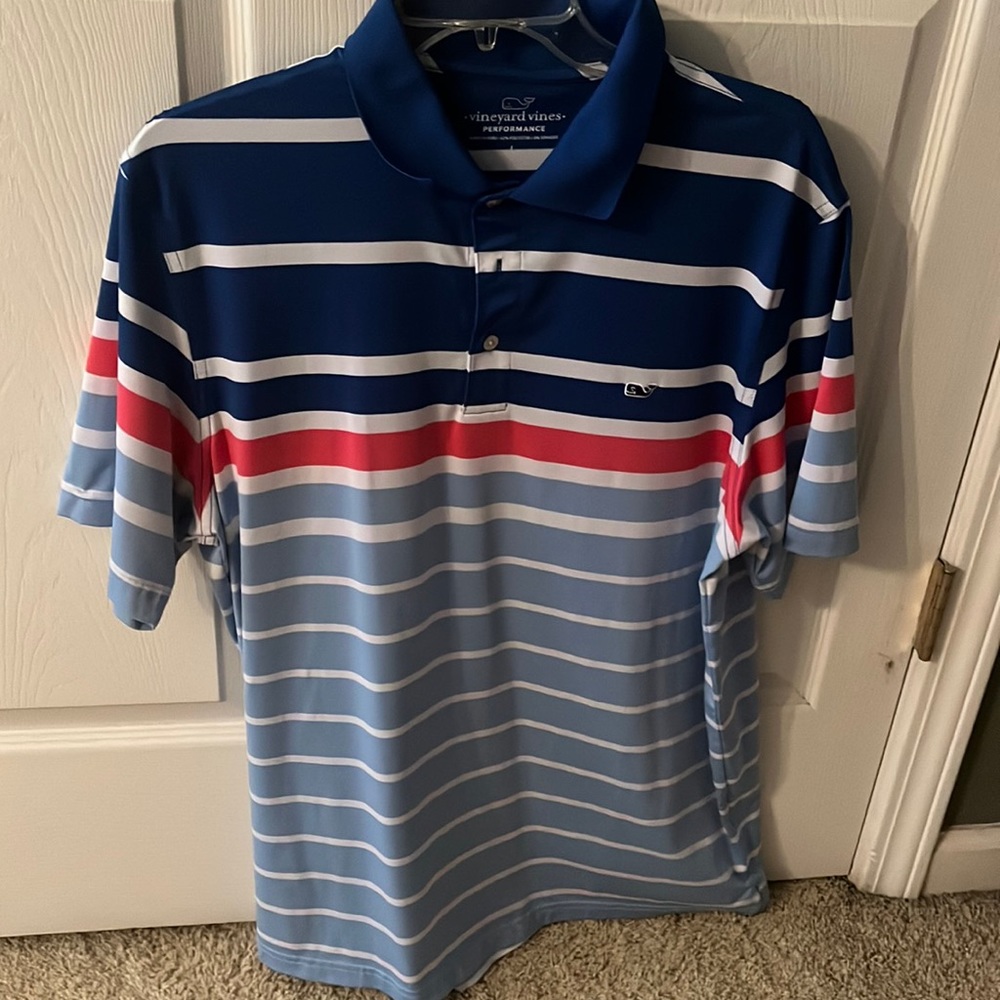 Mens Vineyard Vines polo shirt.